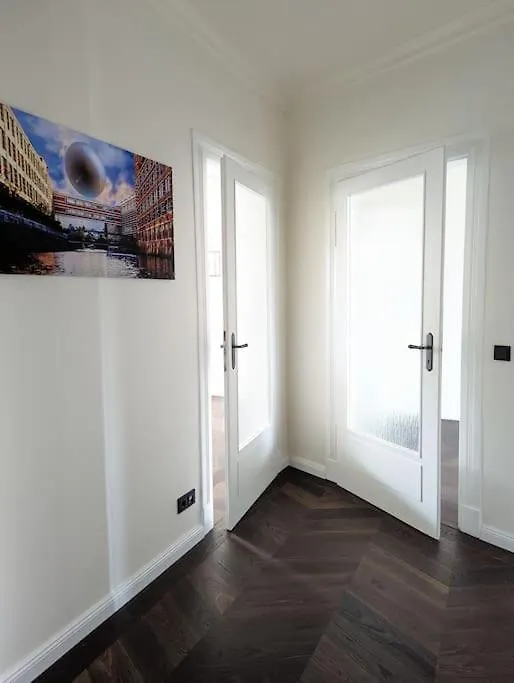 Apartment Vilipa-Apartments No.5 I Baumwollspinnerei I Kunstkraftwerk - 75M² I Balkon I Smart-Tv I Bad Mit Fussbodenheizung Leipzig